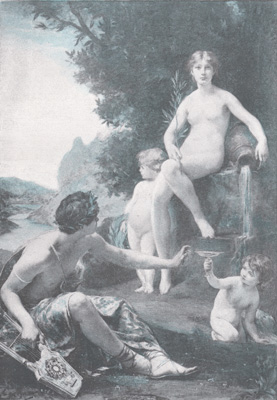 he Poet and the Source
from the painting by E. R. Thirion